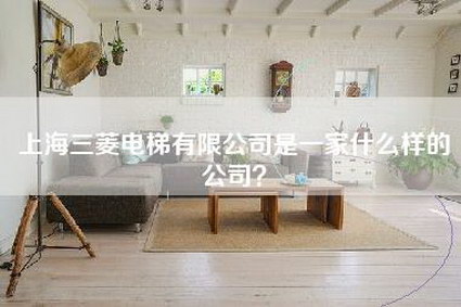 上海三菱电梯有限公司是一家什么样的公司？-第1张图片