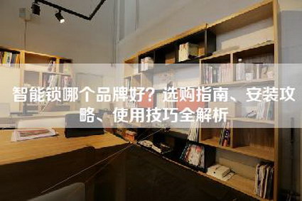 智能锁哪个品牌好？选购指南、安装攻略、使用技巧全解析-第1张图片