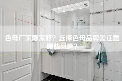 色母厂家哪家好？选择色母品牌需注意哪些问题？-第1张图片