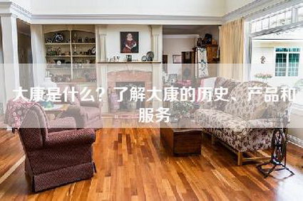 大康是什么？了解大康的历史、产品和服务-第1张图片