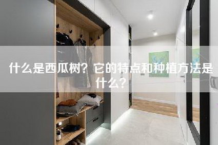 什么是西瓜树？它的特点和种植方法是什么？-第1张图片