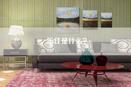 乐佳是什么？-第1张图片