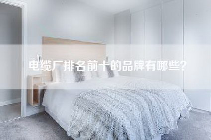 电缆厂排名前十的品牌有哪些?-第1张图片 电缆厂排名前十的品牌有哪些?-第1张图片