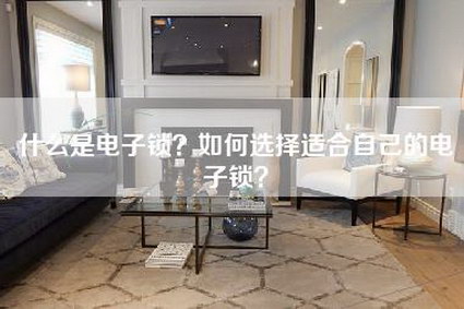 什么是电子锁?如何选择适合自己的电子锁?-第1张图片 什么是电子锁?如何选择适合自己的电子锁?-第1张图片