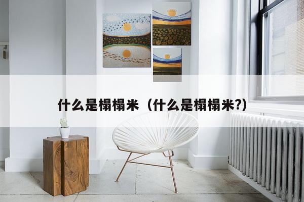 什么是榻榻米（什么是榻榻米?）-第1张图片