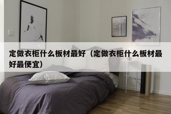 定做衣柜什么板材最好(定做衣柜什么板材最好最便宜)-第1张图片 定做衣柜什么板材最好(定做衣柜什么板材最好最便宜)-第1张图片