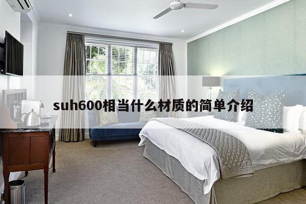 suh600相当什么材质的简单介绍-第1张图片