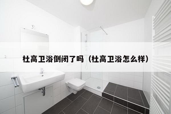 杜高卫浴倒闭了吗（杜高卫浴怎么样）-第1张图片