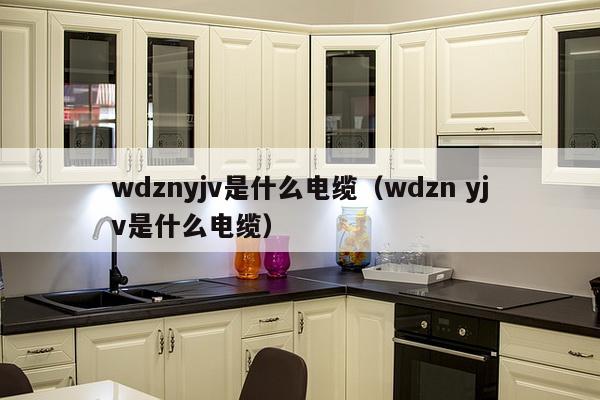 wdznyjv是什么电缆（wdzn yjv是什么电缆）-第1张图片