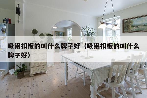 吸铝扣板的叫什么牌子好（吸铝扣板的叫什么牌子好）-第1张图片