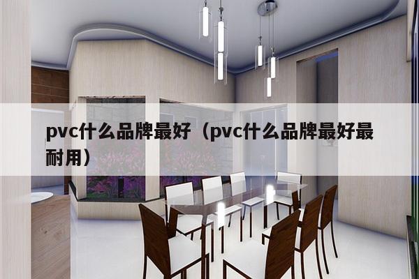 pvc什么品牌最好（pvc什么品牌最好最耐用）-第1张图片