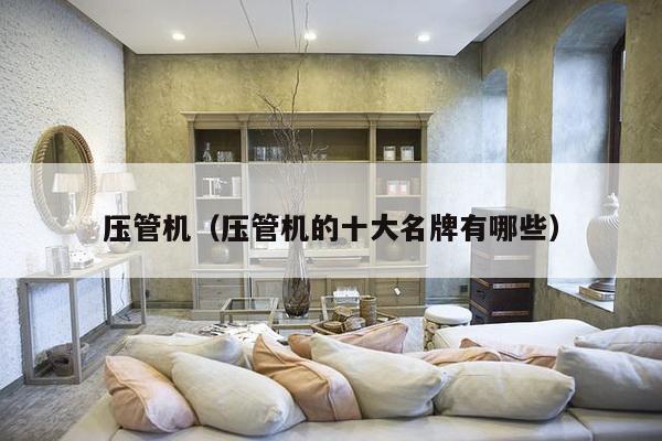 压管机（压管机的十大名牌有哪些）-第1张图片