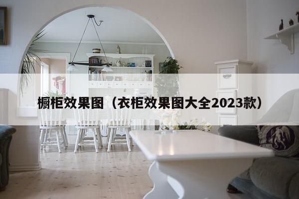 橱柜效果图（衣柜效果图大全2023款）-第1张图片