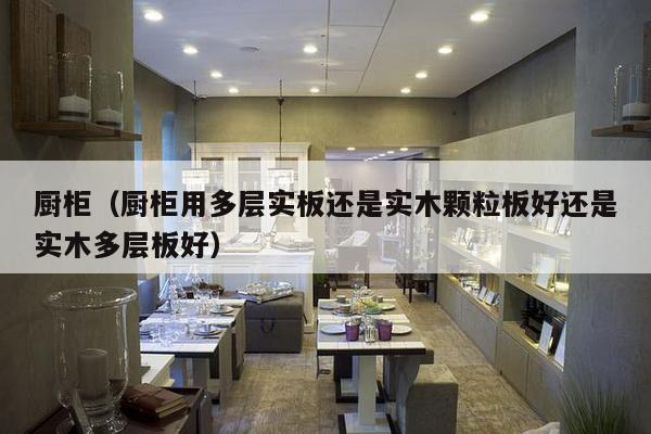 厨柜（厨柜用多层实板还是实木颗粒板好还是实木多层板好）-第1张图片