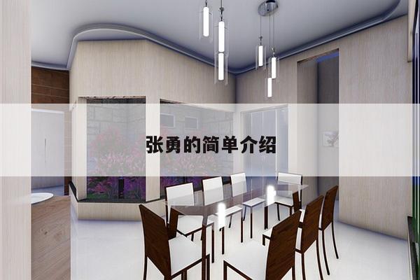 张勇的简单介绍-第1张图片 张勇的简单介绍-第1张图片