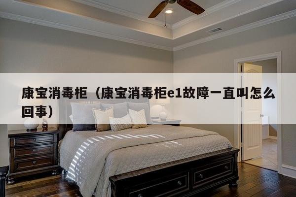 康宝消毒柜（康宝消毒柜e1故障一直叫怎么回事）-第1张图片
