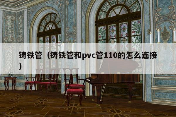 铸铁管(铸铁管和pvc管110的怎么连接)-第1张图片 铸铁管(铸铁管和pvc管110的怎么连接)-第1张图片