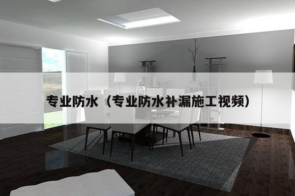 专业防水(专业防水补漏施工视频)-第1张图片 专业防水(专业防水补漏施工视频)-第1张图片